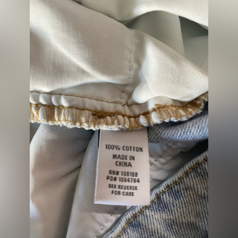 RSQ Women's Wide Leg Denim Cargo Jeans Size 26 - Picture 10 of 10